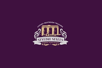 design a graceful wedding logo for you
