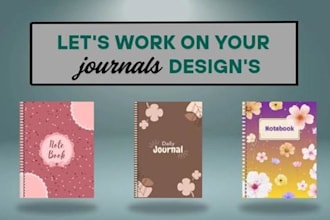 notebook, journal, cover design