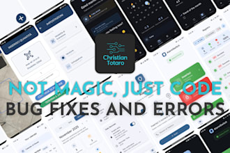 fix bugs or errors in your flutter app