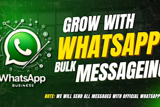 send whatsapp bulk messages and promotion via whatsapp API
