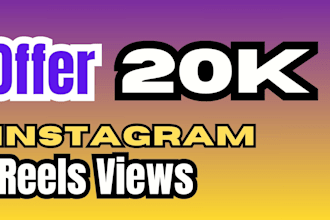 add 20k instagram reels views