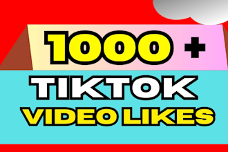 give you high quality tiktok video likes