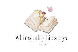 design abstract writer logo