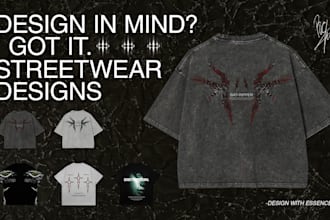 design unique graphics for your streetwear clothing line
