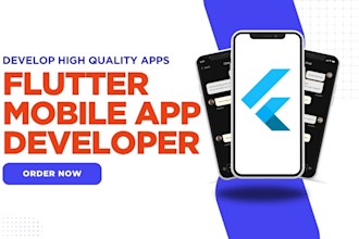 do mobile app development android ios app, building mobile app flutter developer