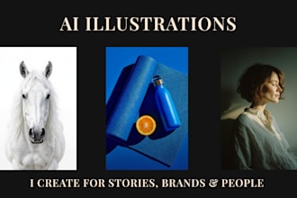 custom ai marketing visuals for websites, ads and social media