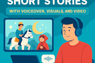 create ai powered short stories with voiceover visuals and video