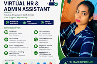 provide virtual HR and administrative support