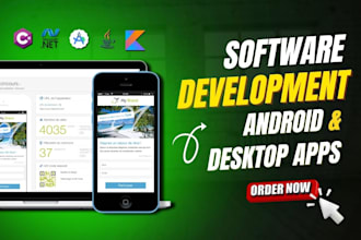 create android or desktop apps in java or kotlin