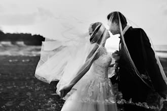edit and color grade your wedding films