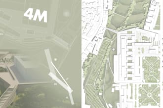 make photoshop renders of architectural masterplan