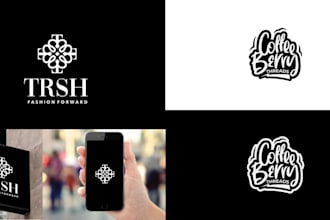 design a modern fashion logo with copyright