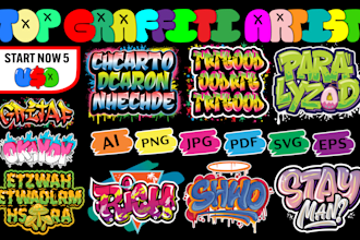 graffiti art dope style typography tags lettering t shirts or graffiti font logo
