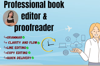 fix grammar, spelling, and sentence structure in your book or ebook