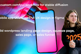 create figma ui ux design website mockup and figma website design