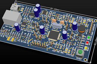 design professional pcb layouts, gerber files, and bom