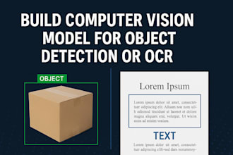 build computer vision model for object detection or ocr