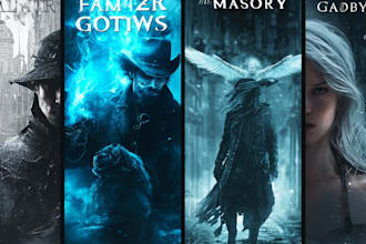 create stunning fantasy or scifi, urban, gothic, mystery an