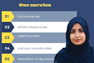 be your youtube video SEO expert