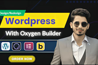 create an aesthetic wordpress website with elementor or bricks builder