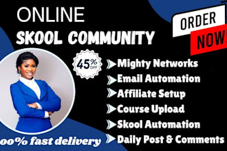 setup and manage your skool community with engagement and growth strategy
