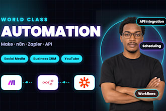 build make, zapier and n8n automation workflows