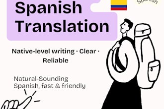translate from english or italian to spanish with clarity and fluency