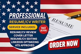 create professional executive resume ats resume sale resume tech resume and CV