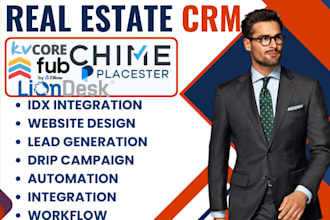setup follow up boss automation kvcore real estate idx liondesk chime placester