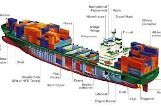 remodel 3d passenger vessel,tanker ship,container vessel,bulk carriers,tugboats