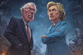 draw profesional funny political or social cartoons