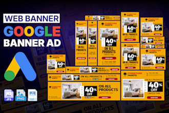 design custom web banners and google banner ads