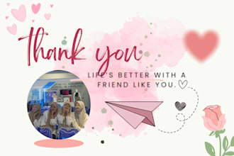 design custom thank you cards for any occasion