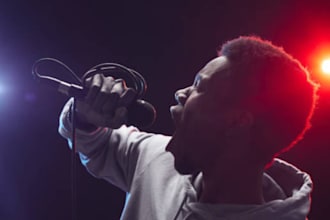 be your male singer songwriter, male rock singer rap ghostwriter country singer