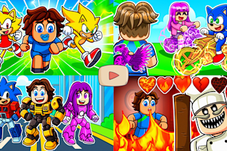 draw cartoon roblox thumbnail