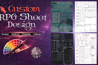 create an rpg character sheet