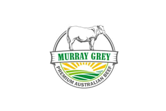 design a premium powerful logo for australian beef