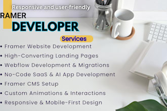 framer developer, figma to framer, framer website, landing page, cms, saas app