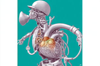 do realistic medical illustration