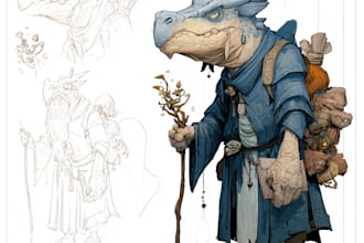 innovate fantasy art creatures and characters