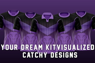 design professional 3d sports uniform mockups