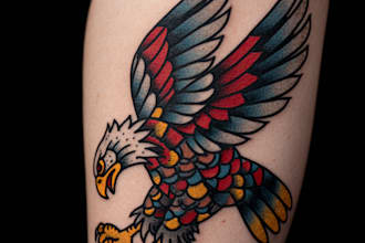 do microrealistic linework and geometric style tattoo design