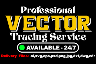 do vector tracing or vectorize image perfectly