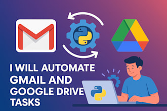 automate gmail and google drive tasks
