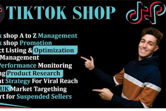 upload products and manage tiktok shop UK US