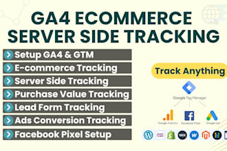 setup ga4 ecommerce server side tracking for your website