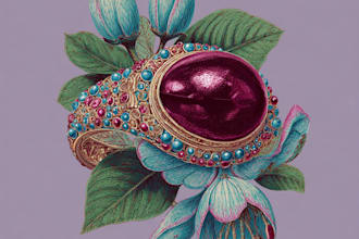custom jewelry designing, 3d modeling and rendering