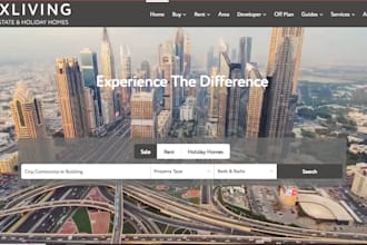 build a custom laravel website and API