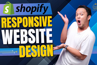 design a modern shopify store, dropshipping website