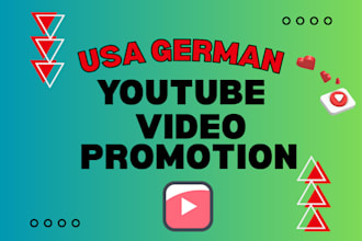usa youtube promotion organic german video promotion and channel